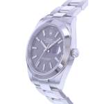 Montre d'occasion ROLEX DateJust 41 homme mouvement automatique certifié (cosc) bracelet acier - vue D2