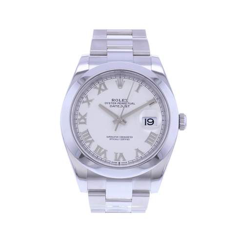 Montre d'occasion ROLEX DateJust homme mouvement automatique certifié (cosc) bracelet acier