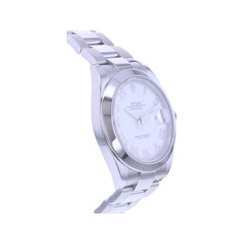 Montre d'occasion ROLEX DateJust homme mouvement automatique certifié (cosc) bracelet acier