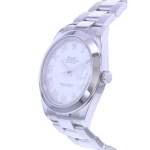 Montre d'occasion ROLEX DateJust homme mouvement automatique certifié (cosc) bracelet acier - vue D2