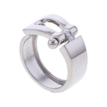 Bague d'occasion FRED Force 10 femme or blanc 750/1000