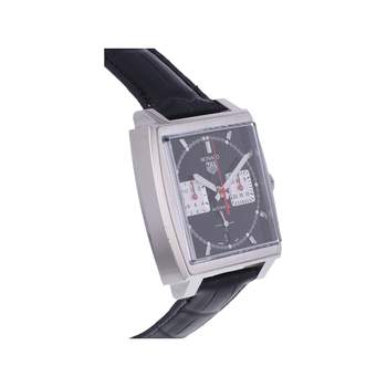 Montre d'occasion TAG HEUER Monaco Calibre Heuer 02 homme automatique bracelet cuir