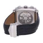 Montre d'occasion TAG HEUER Monaco Calibre Heuer 02 homme automatique bracelet cuir - vue 3