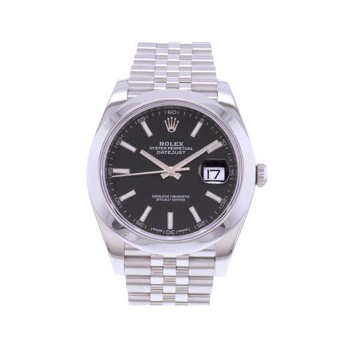 Montre d'occasion ROLEX DateJust 41 homme mouvement automatique certifié (cosc) bracelet acier