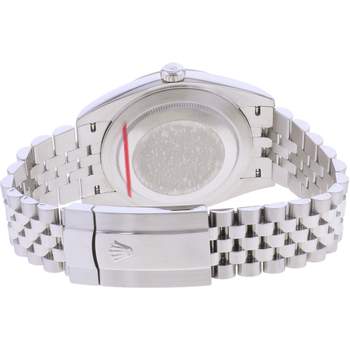 Montre d'occasion ROLEX DateJust 41 homme mouvement automatique certifié (cosc) bracelet acier