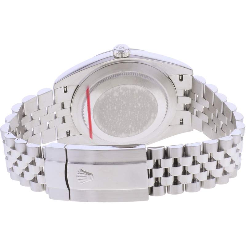 Montre d'occasion ROLEX DateJust 41 homme mouvement automatique certifié (cosc) bracelet acier - vue 3