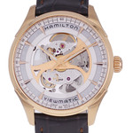 Montre d'occasion HAMILTON Jazzmaster Viewmatic Skeleton homme automatique bracelet cuir d'origine - vue D1