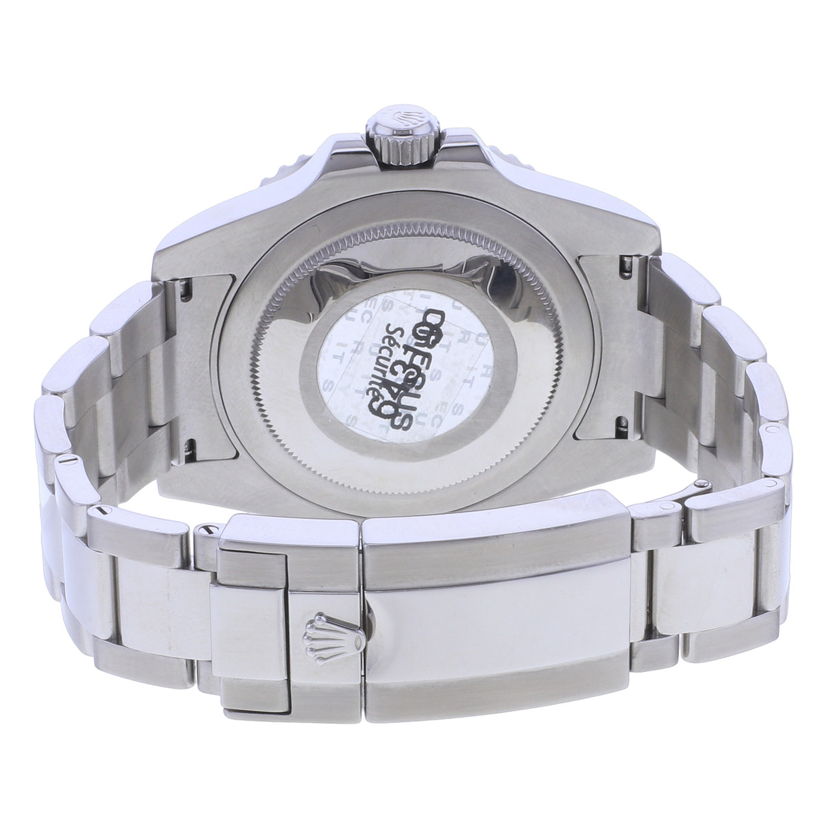 Montre d'occasion ROLEX GMT-Master II Batman homme mouvement automatique certifié (cosc) bracelet acier - vue 3