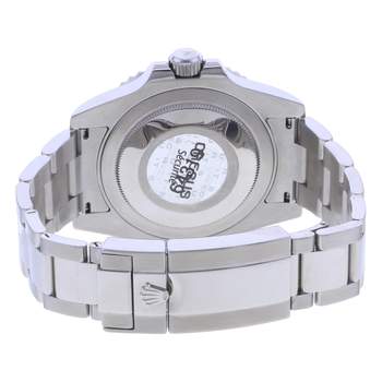 Montre d'occasion ROLEX GMT-Master II Batman homme mouvement automatique certifié (cosc) bracelet acier