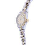 Pre-owned ROLEX DateJust Lady women's automatic watch with a 750/000 yellow gold and stainless steel bracelet - view D2