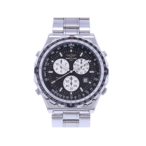 Montre d'occasion BREITLING Jupiter Pilot Vintage homme quartz bracelet acier