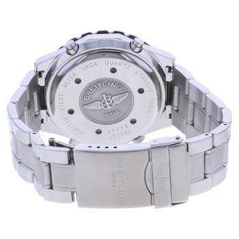 Montre d'occasion BREITLING Jupiter Pilot Vintage homme quartz bracelet acier