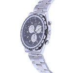 Montre d'occasion BREITLING Jupiter Pilot Vintage homme quartz bracelet acier - vue D2