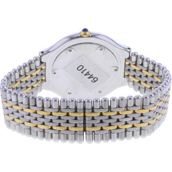Montre d'occasion CARTIER Must 21 XL homme quartz bracelet or jaune 750/000 et acier