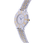 Montre d'occasion CARTIER Must 21 XL homme quartz bracelet or jaune 750/000 et acier - vue D2