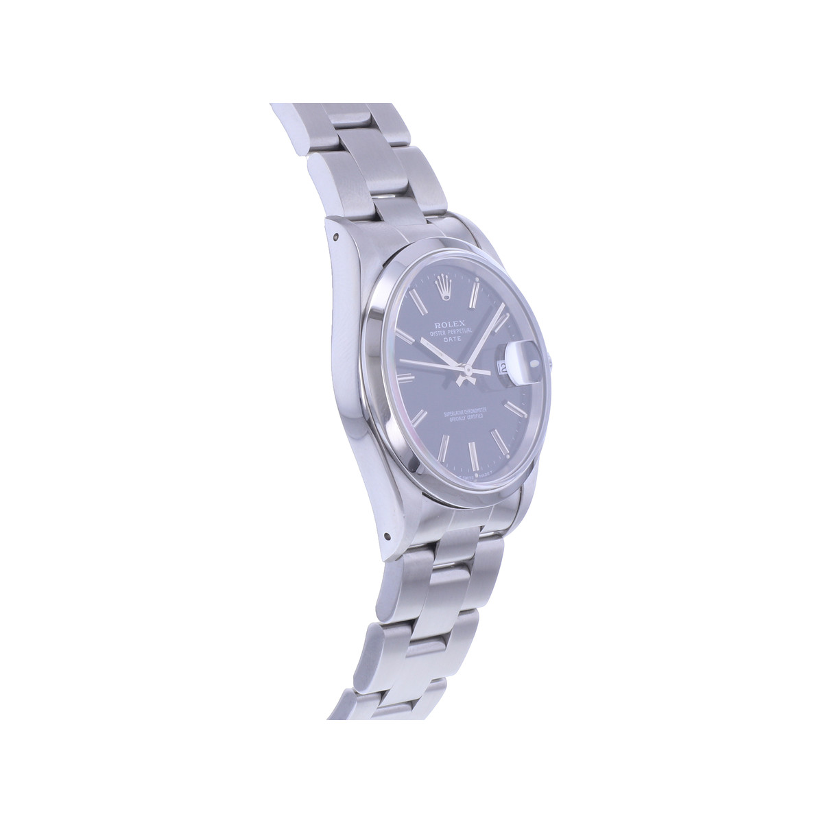 Montre d'occasion ROLEX Date mixte mouvement automatique certifié (cosc) bracelet acier - vue 2