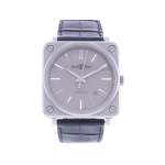 Montre d'occasion BELL & ROSS BRS92-S homme automatique bracelet cuir d'origine - vue 1