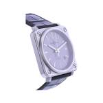 Montre d'occasion BELL & ROSS BRS92-S homme automatique bracelet cuir d'origine - vue 2