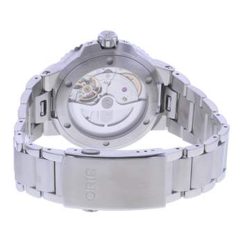 Tweedehands ORIS Aquis Date herenhorloge, automatisch, met stalen armband