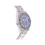 Montre d'occasion ROLEX GMT-Master II homme mouvement automatique certifié (cosc) bracelet or jaune 750/000 et acier - vue 2