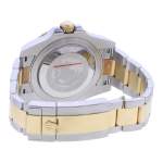 Montre d'occasion ROLEX GMT-Master II homme mouvement automatique certifié (cosc) bracelet or jaune 750/000 et acier - vue 3