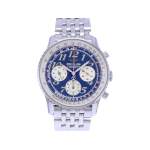 Montre d'occasion BREITLING Navitimer Chronographe Twinsixty homme mouvement automatique certifié (cosc) bracelet acier - vue 1