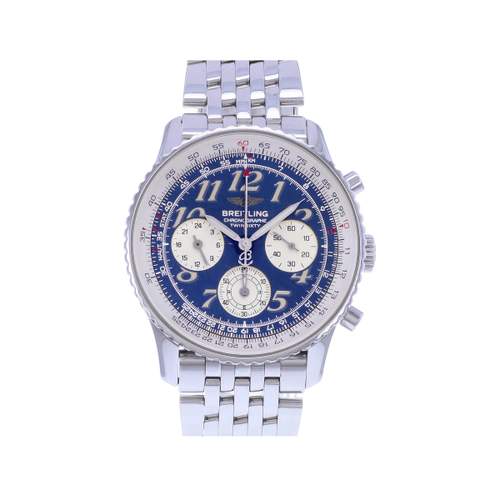Montre d'occasion BREITLING Navitimer Chronographe Twinsixty homme mouvement automatique certifié (cosc) bracelet acier