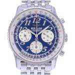 Montre d'occasion BREITLING Navitimer Chronographe Twinsixty homme mouvement automatique certifié (cosc) bracelet acier - vue D1