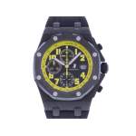 Montre d'occasion AUDEMARS PIGUET Royal Oak Offshore Bumblebee homme automatique bracelet caoutchouc - vue 1