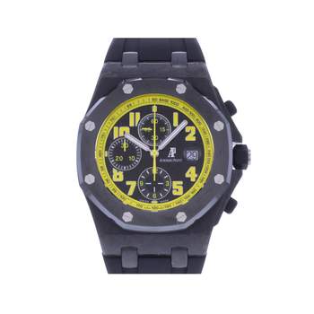 Tweedehands AUDEMARS PIGUET Royal Oak Offshore Bumblebee herenhorloge, automatisch, met rubberen band