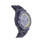 Montre d'occasion AUDEMARS PIGUET Royal Oak Offshore Bumblebee homme automatique bracelet caoutchouc - vue 2