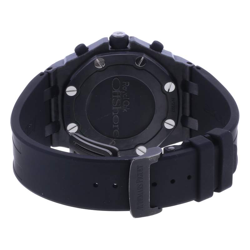 Montre d'occasion AUDEMARS PIGUET Royal Oak Offshore Bumblebee homme automatique bracelet caoutchouc - vue 3