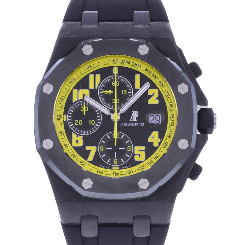 Montre d'occasion AUDEMARS PIGUET Royal Oak Offshore Bumblebee homme automatique bracelet caoutchouc - vue D1