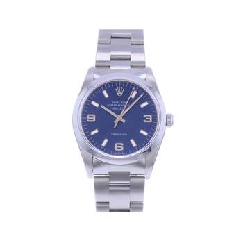 Montre d'occasion ROLEX Air King Precision mixte automatique bracelet acier