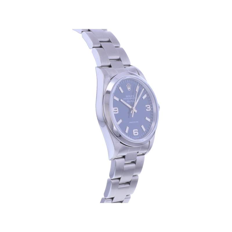 Montre d'occasion ROLEX Air King Precision mixte automatique bracelet acier - vue 2