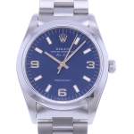 Montre d'occasion ROLEX Air King Precision mixte automatique bracelet acier - vue D1