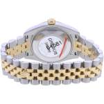 Montre d'occasion ROLEX DateJust Lady femme mouvement automatique certifié (cosc) bracelet or jaune 750/000 et acier - vue 3