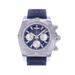 Montre d'occasion BREITLING Chronomat B01-44 homme mouvement automatique certifié (cosc) bracelet caoutchouc - vue 1
