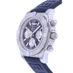 Montre d'occasion BREITLING Chronomat B01-44 homme mouvement automatique certifié (cosc) bracelet caoutchouc - vue D2
