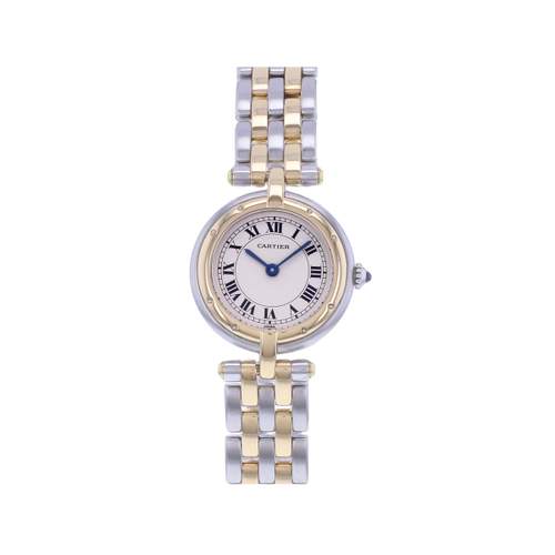 Montre d'occasion CARTIER Panthère Vendôme femme quartz bracelet or jaune 750/000 et acier