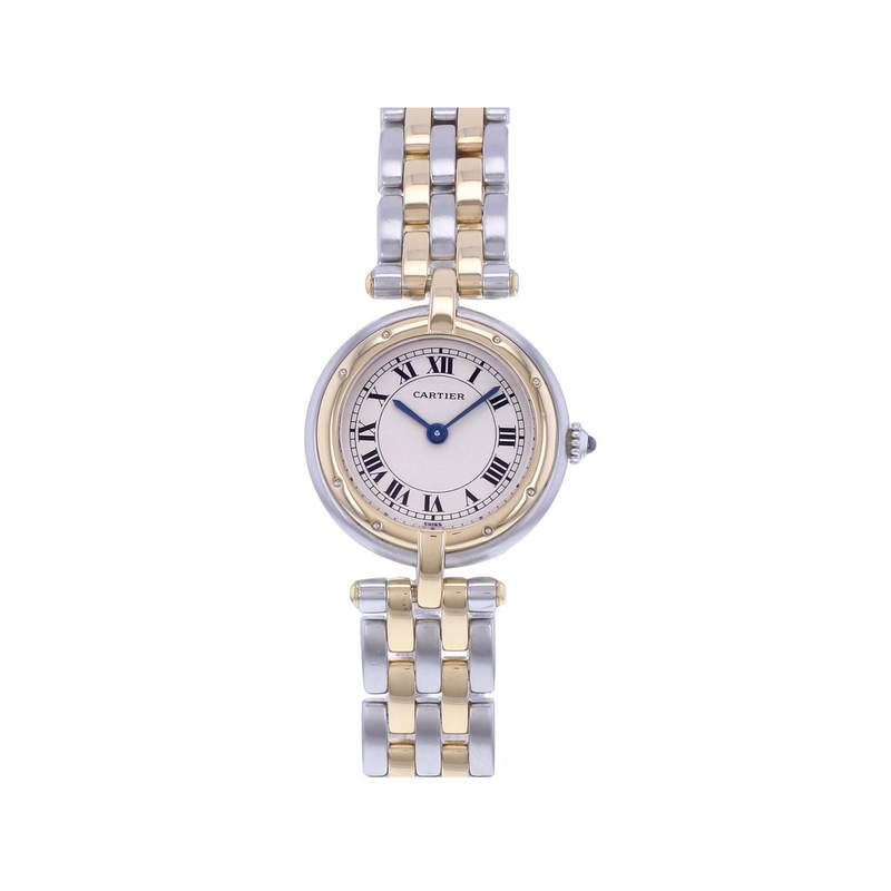 Montre d'occasion CARTIER Panthère Vendôme femme quartz bracelet or jaune 750/000 et acier - vue 1