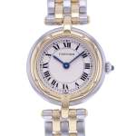 Montre d'occasion CARTIER Panthère Vendôme femme quartz bracelet or jaune 750/000 et acier - vue D1