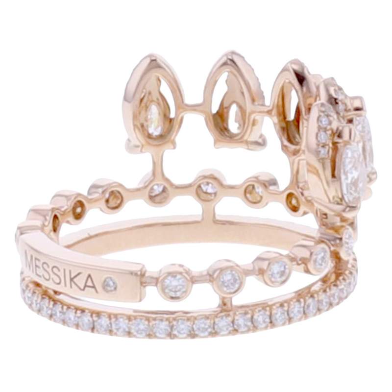 Bague d'occasion MESSIKA Desert Bloom femme or rose 750/1000 - vue 3