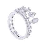 Bague d'occasion MESSIKA Desert Bloom femme or blanc 750/1000 - vue 1