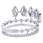 Bague d'occasion MESSIKA Desert Bloom femme or blanc 750/1000 - vue 3