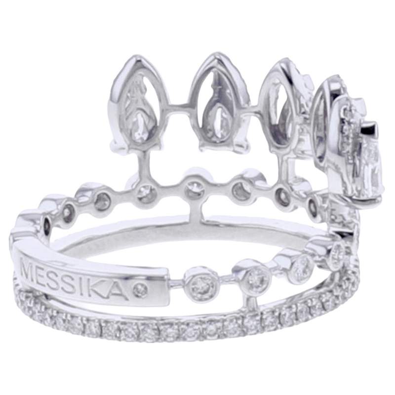 Bague d'occasion MESSIKA Desert Bloom femme or blanc 750/1000 - vue 3