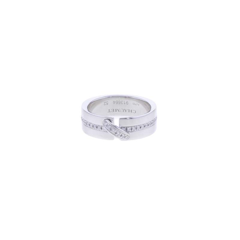 Bague d'occasion CHAUMET Liens Evidence femme or blanc 750/1000 - vue D1