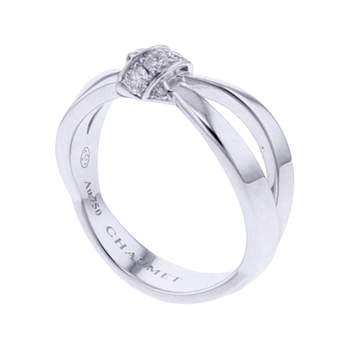 Bague d'occasion CHAUMET Liens Séduction femme or blanc 750/1000