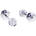 Boucles-oreilles d'occasion DINH VAN Le Cube Diamant or blanc 750/1000 - vue 1