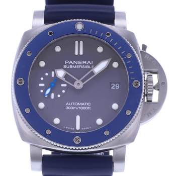 Montre d'occasion PANERAI Luminor Submersible homme automatique bracelet caoutchouc